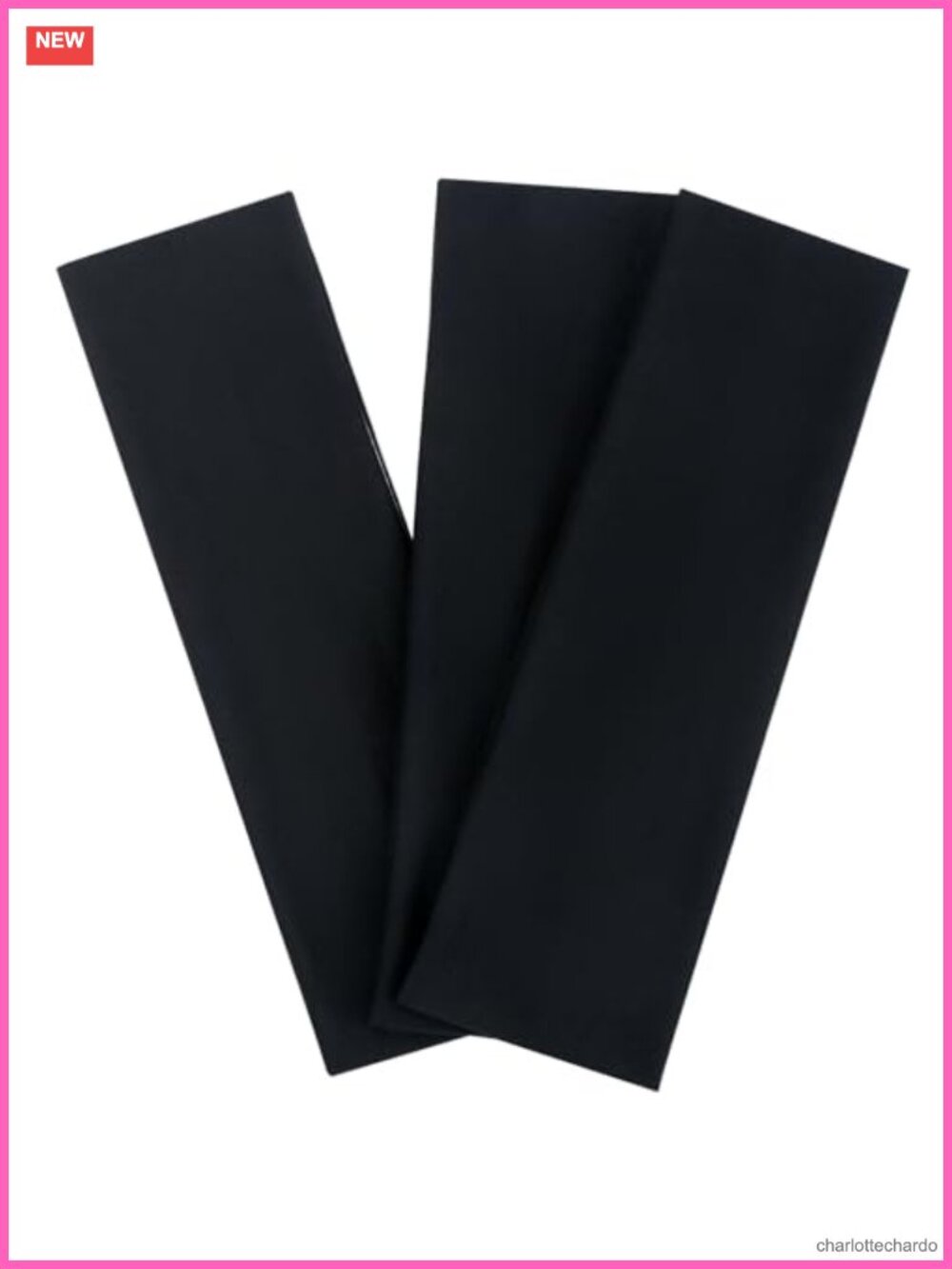 3 Pack Cotton Blend Stretchy Headbands Non Slip for Women Running and Exercise